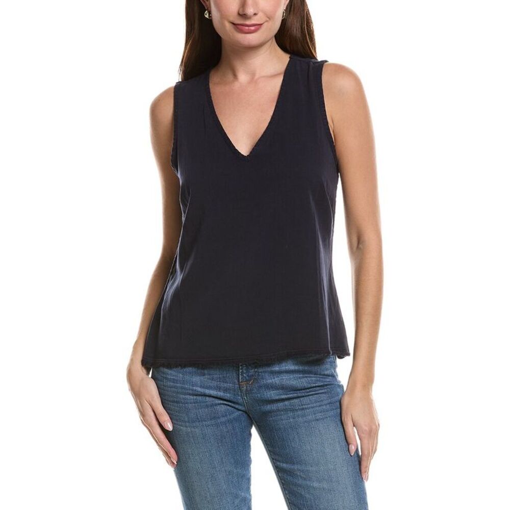 Xcvi Womens Ileana Tank, Navy